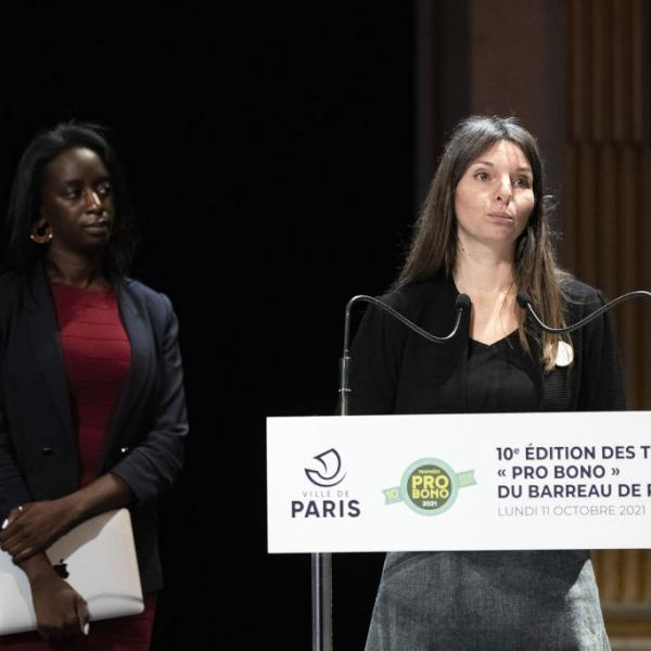 Aminata Niakaté et Aurélie Plaçais